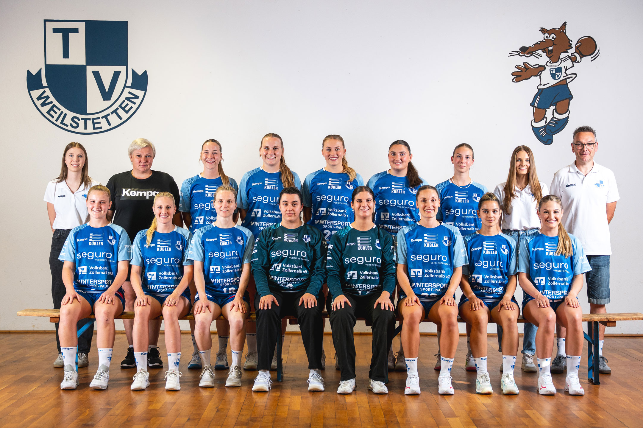 Mannschaftsbild der Frauen 1 des TV Weilstetten 2026/27