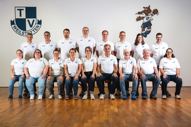 Gruppenbild vom Hauptausschuss des TV Weilstetten
